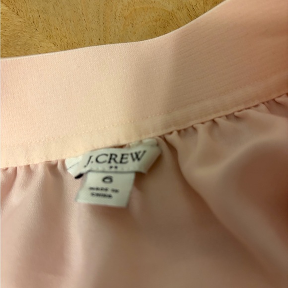 J. Crew Soft Pink Pleated A-Line Skirt Flowy light material great for summer - Picture 3 of 5